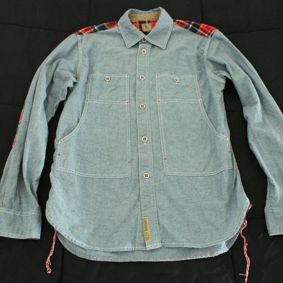 PRPS Denim Style and Flannel Shirt - Picture 1 of 4